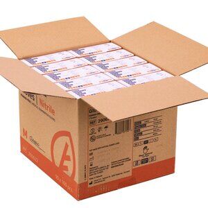 Abena Classic Nitrile Gloves Size M Case (Powder&Latex Free)